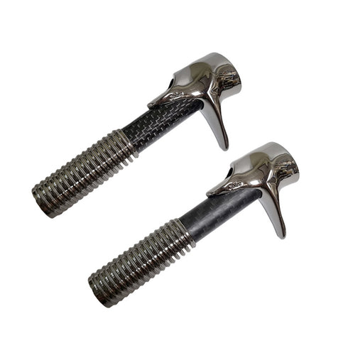 MK16 Split Bait Reel Seat KIT (MKTS16A-GM) - PVD Plated High Gloss Gunmetal-Bonding Completed